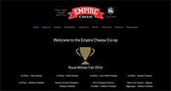 Desktop Screenshot of empirecheese.ca