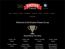 Tablet Screenshot of empirecheese.ca